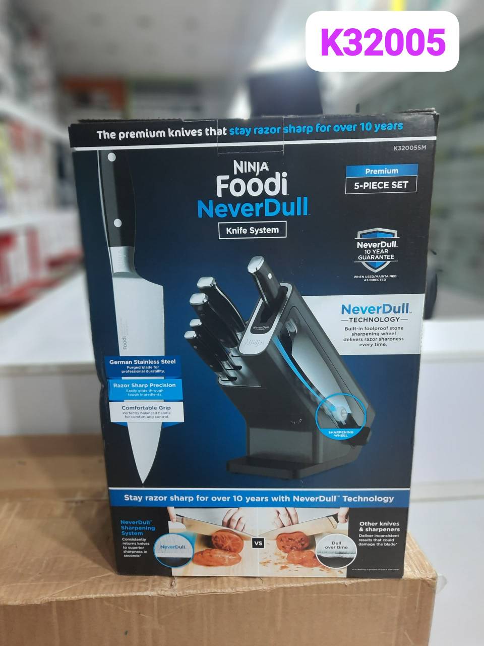 سرویس چاقو نینجا مدل K32005 ظرفیت ۵ تکه